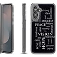 thumbnail image 1 of Shockproof Protective Phone Case Cover for Samsung Galaxy A17 5G, by OneToughShield - Positive Words, 1 of 5