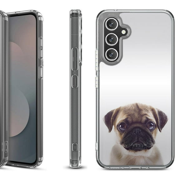 Shockproof Protective Phone Case Cover for Samsung Galaxy A17 5G, by OneToughShield - Pug Face