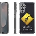 thumbnail image 1 of Shockproof Protective Phone Case Cover for Samsung Galaxy A17 5G, by OneToughShield - Road Sign Giraffe, 1 of 5