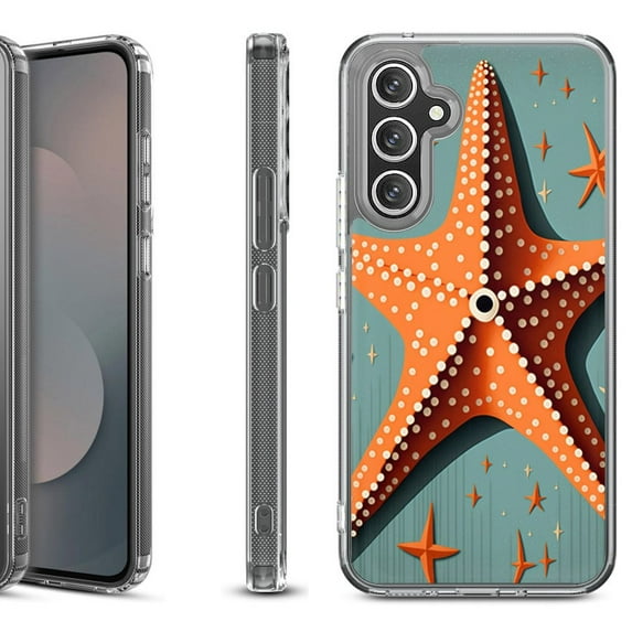Shockproof Protective Phone Case Cover for Samsung Galaxy A17 5G, by OneToughShield - Sea Star