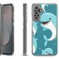 thumbnail image 1 of Shockproof Protective Phone Case Cover for Samsung Galaxy A17 5G, by OneToughShield - Smiling Dolphin, 1 of 5