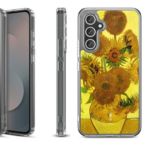 Shockproof Protective Phone Case Cover for Samsung Galaxy A17 5G, by OneToughShield - Sunflower