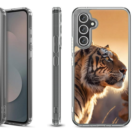 Shockproof Protective Phone Case Cover for Samsung Galaxy A17 5G, by OneToughShield - Tiger