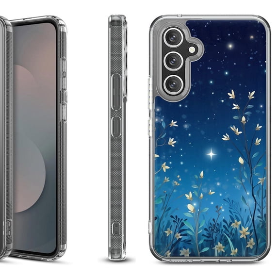 Shockproof Protective Phone Case Cover for Samsung Galaxy S25 FE, by OneToughShield - Fanciful Night