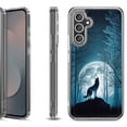 thumbnail image 1 of Shockproof Protective Phone Case Cover for Samsung Galaxy S25 FE, by OneToughShield - Wolf Moon, 1 of 5