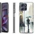 thumbnail image 1 of Shockproof Protective Phone Case for Motorola Moto G 5G 2025, by OneToughShield - City in the rain, 1 of 5