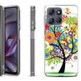 thumbnail image 1 of Shockproof Protective Phone Case for Motorola Moto G 5G 2025, by OneToughShield - Colorful Tree, 1 of 5