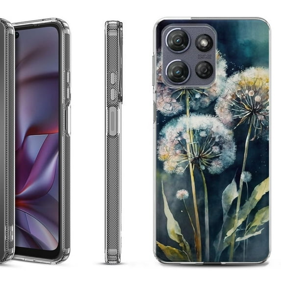 Shockproof Protective Phone Case for Motorola Moto G 5G 2025, by OneToughShield - Dandelion Color