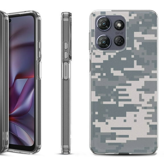 Shockproof Protective Phone Case for Motorola Moto G 5G 2025, by OneToughShield - Digital Camo