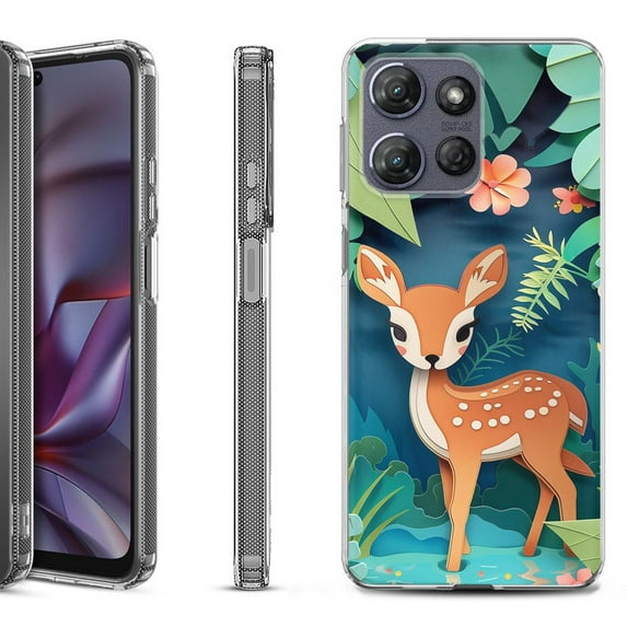 Shockproof Protective Phone Case for Motorola Moto G 5G 2025, by OneToughShield - Fawn Craft