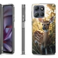 thumbnail image 1 of Shockproof Protective Phone Case for Motorola Moto G 5G 2025, by OneToughShield - Fawn Deer, 1 of 5