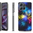 thumbnail image 1 of Shockproof Protective Phone Case for Motorola Moto G 5G 2025, by OneToughShield - Fireworks, 1 of 5