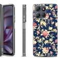 thumbnail image 1 of Shockproof Protective Phone Case for Motorola Moto G 5G 2025, by OneToughShield - Floral Garden, 1 of 5