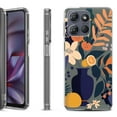 thumbnail image 1 of Shockproof Protective Phone Case for Motorola Moto G 5G 2025, by OneToughShield - Flower Art, 1 of 5