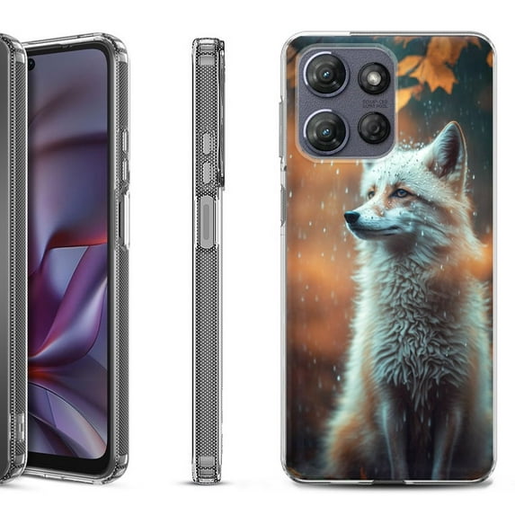 Shockproof Protective Phone Case for Motorola Moto G 5G 2025, by OneToughShield - Fox Autumn