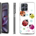thumbnail image 1 of Shockproof Protective Phone Case for Motorola Moto G 5G 2025, by OneToughShield - Ladybug, 1 of 5