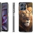 thumbnail image 1 of Shockproof Protective Phone Case for Motorola Moto G 5G 2025, by OneToughShield - Lion, 1 of 5