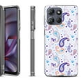 thumbnail image 1 of Shockproof Protective Phone Case for Motorola Moto G 5G 2025, by OneToughShield - Paisley Purple, 1 of 5