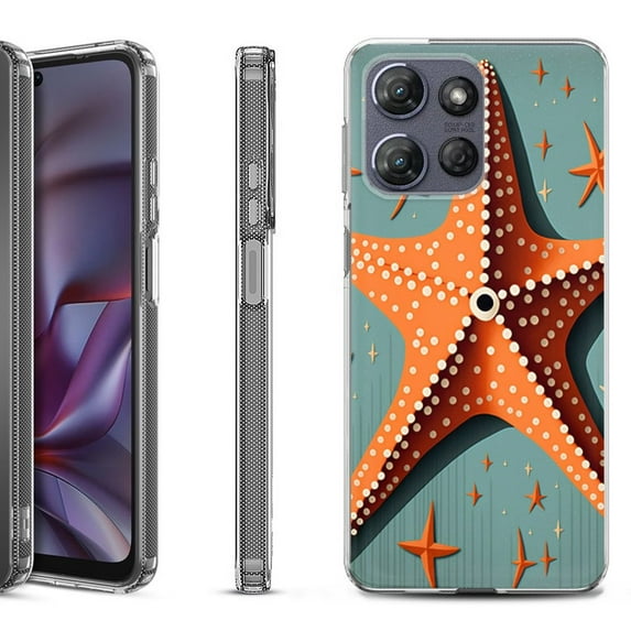 Shockproof Protective Phone Case for Motorola Moto G 5G 2025, by OneToughShield - Sea Star