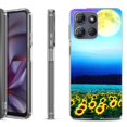thumbnail image 1 of Shockproof Protective Phone Case for Motorola Moto G 5G 2025, by OneToughShield - Sunflower Moon, 1 of 5