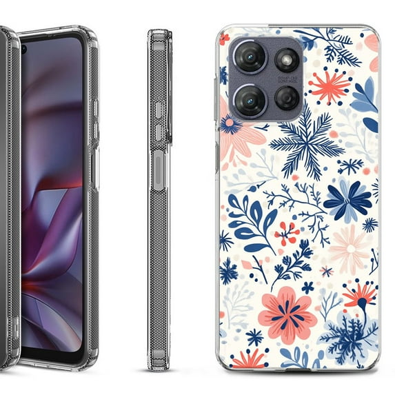 Shockproof Protective Phone Case for Motorola Moto G 5G 2025, by OneToughShield - Winter Season