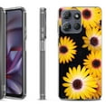 thumbnail image 1 of Shockproof Protective Phone Case for Motorola Moto G 5G 2025, by OneToughShield - Yellow Flower, 1 of 5