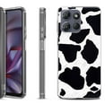 thumbnail image 1 of Shockproof Protective Phone Case for Motorola Moto G Play 2026, by OneToughShield - Cow Skin Design, 1 of 5