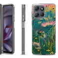 thumbnail image 1 of Shockproof Protective Phone Case for Motorola Moto G Play 2026, by OneToughShield - Flower Wind, 1 of 5