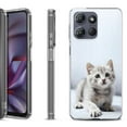 thumbnail image 1 of Shockproof Protective Phone Case for Motorola Moto G Play 2026, by OneToughShield - Kitty Cat, 1 of 5
