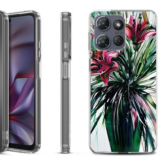 Shockproof Protective Phone Case for Motorola Moto G Play 2026, by OneToughShield - Lily