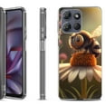 thumbnail image 1 of Shockproof Protective Phone Case for Motorola Moto G Play 2026, by OneToughShield - Little Bee, 1 of 5