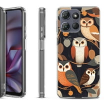 Shockproof Protective Phone Case for Motorola Moto G Play 2026, by OneToughShield - Owl Mix