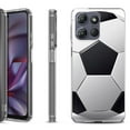 thumbnail image 1 of Shockproof Protective Phone Case for Motorola Moto G Play 2026, by OneToughShield - Soccer, 1 of 5