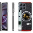 thumbnail image 1 of Shockproof Protective Phone Case for Motorola Moto G Play 2026, by OneToughShield - Vintage Camera, 1 of 5