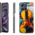 thumbnail image 1 of Shockproof Protective Phone Case for Motorola Moto G Play 2026, by OneToughShield - Violin, 1 of 5