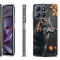 thumbnail image 1 of Shockproof Protective Phone Case for Motorola Moto G Play 2026, by OneToughShield - Wolf Autumn, 1 of 5
