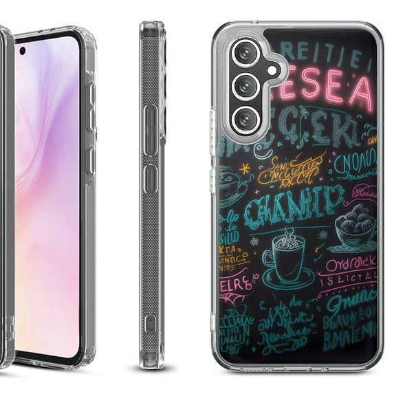 Shockproof Protective Phone Case for Samsung Galaxy A26 5G, by OneToughShield - Abstract Menu