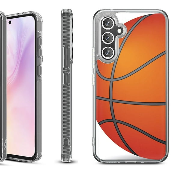 Shockproof Protective Phone Case for Samsung Galaxy A26 5G, by OneToughShield - Basketball