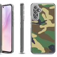 thumbnail image 1 of Shockproof Protective Phone Case for Samsung Galaxy A26 5G, by OneToughShield - Camo Green, 1 of 4