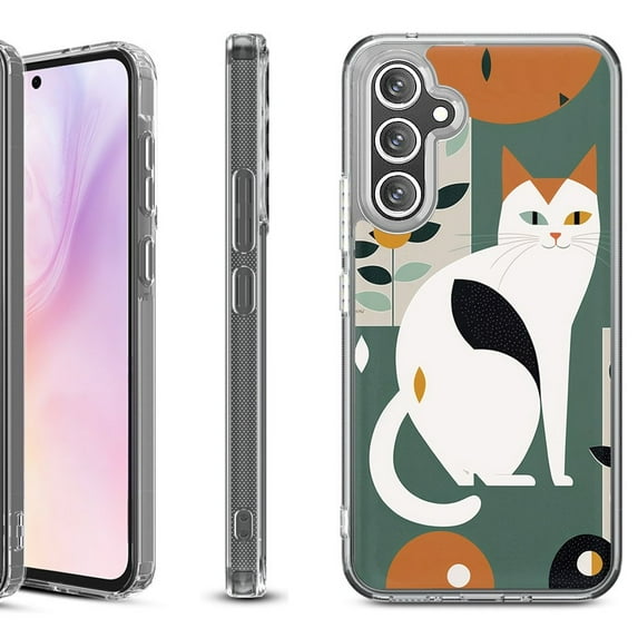 Shockproof Protective Phone Case for Samsung Galaxy A26 5G, by OneToughShield - Cat