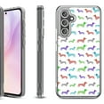thumbnail image 1 of Shockproof Protective Phone Case for Samsung Galaxy A26 5G, by OneToughShield - Colorful Dachshund/Puppy, 1 of 4