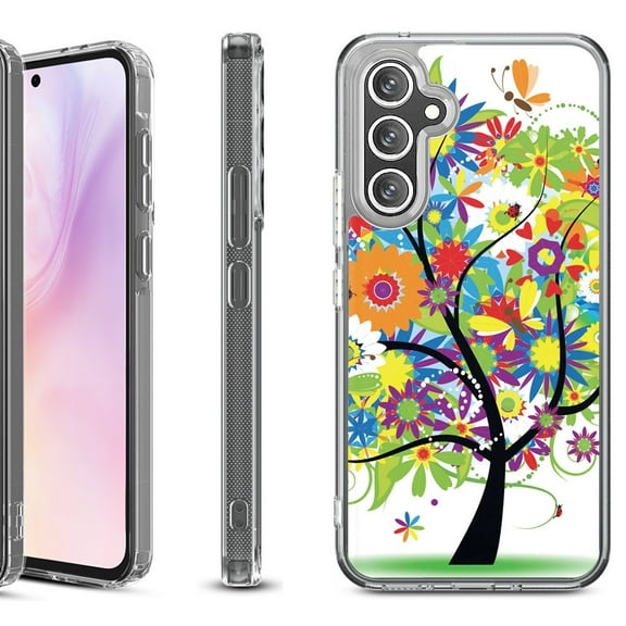 Shockproof Protective Phone Case for Samsung Galaxy A26 5G, by OneToughShield - Colorful Tree