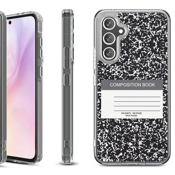 Shockproof Protective Phone Case for Samsung Galaxy A26 5G, by OneToughShield - Composition Book