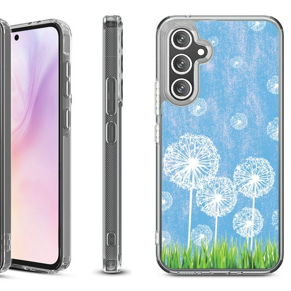 Shockproof Protective Phone Case for Samsung Galaxy A26 5G, by OneToughShield - Dandelion Sky