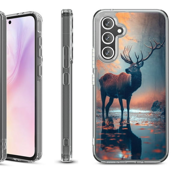 Shockproof Protective Phone Case for Samsung Galaxy A26 5G, by OneToughShield - Deer Autumn