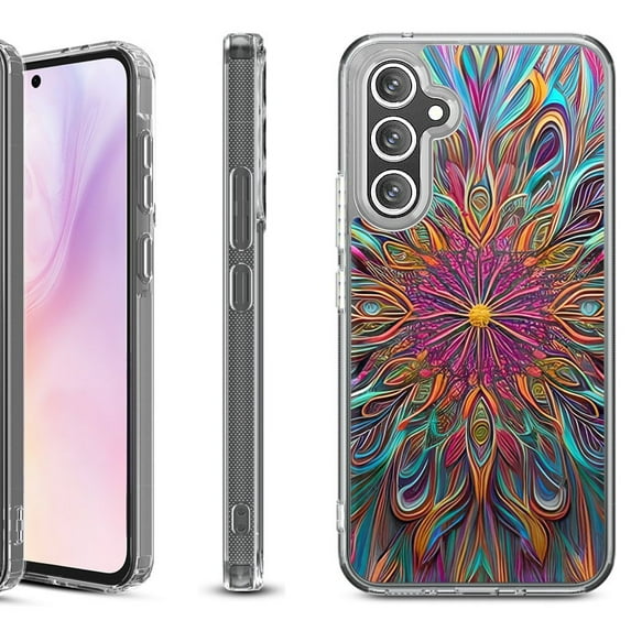 Shockproof Protective Phone Case for Samsung Galaxy A26 5G, by OneToughShield - Doodle Art