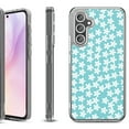 thumbnail image 1 of Shockproof Protective Phone Case for Samsung Galaxy A26 5G, by OneToughShield - Flower/Teal, 1 of 4