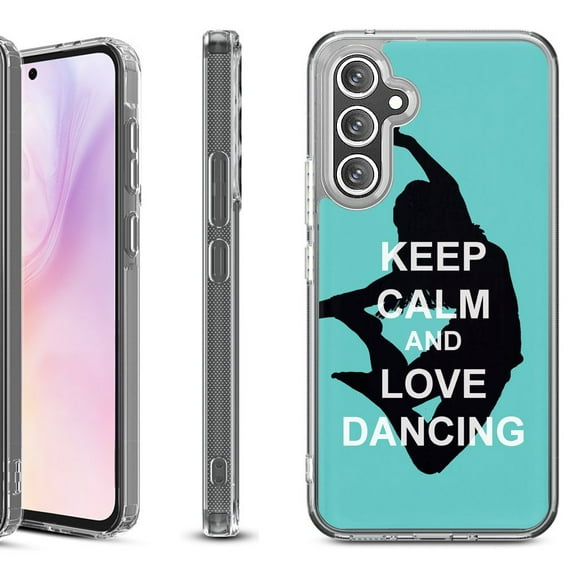 Shockproof Protective Phone Case for Samsung Galaxy A26 5G, by OneToughShield - Keep Calm / Dancing