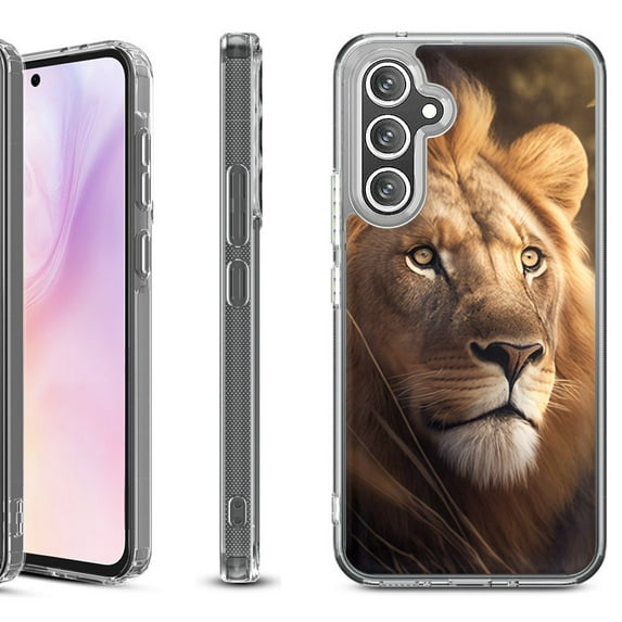 Shockproof Protective Phone Case for Samsung Galaxy A26 5G, by OneToughShield - Lion