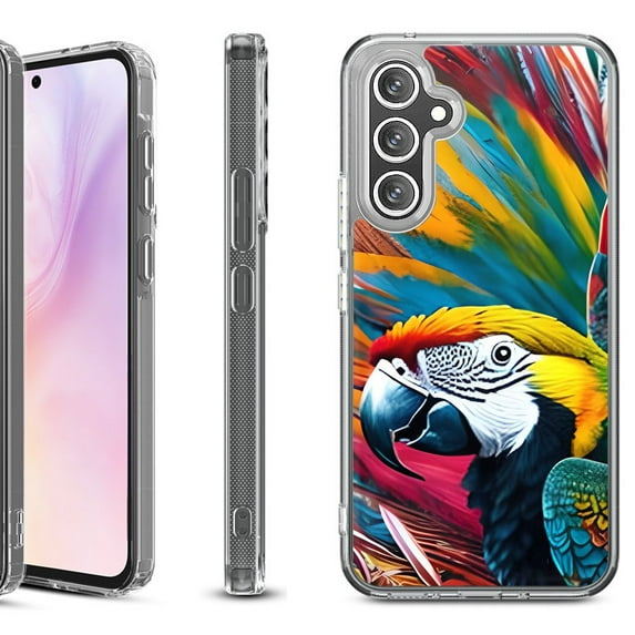 Shockproof Protective Phone Case for Samsung Galaxy A26 5G, by OneToughShield - Macaw
